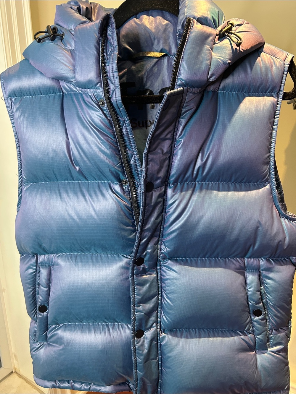 Super Puff™ blue vest by Tna/Aritzia, size Medium